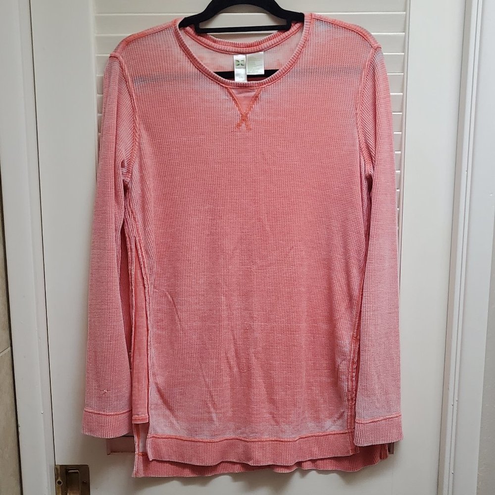 Green Tea Lightweight Distressed Thermal L